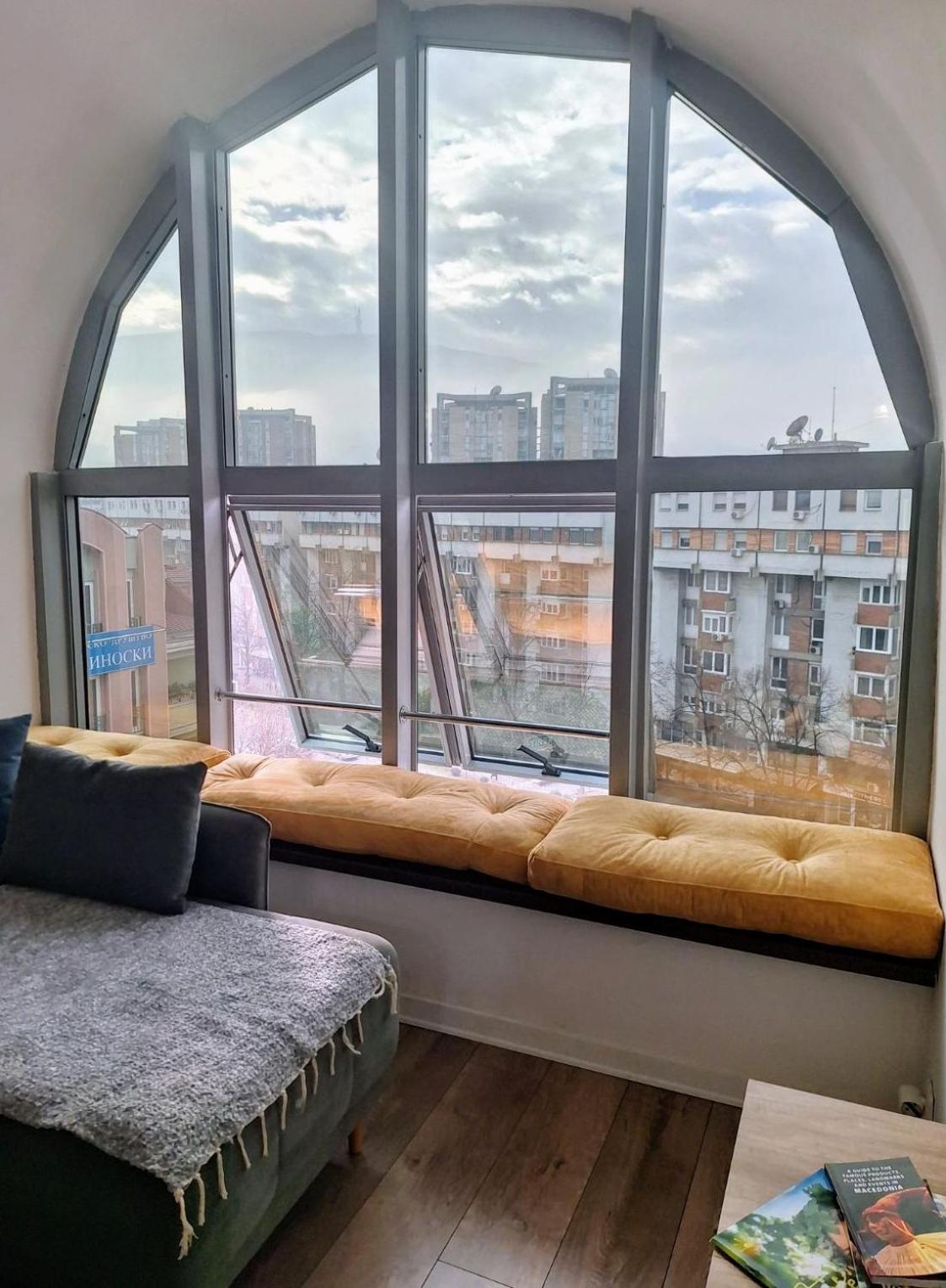 Skopje City Centar Apartment Near Marriott Екстер'єр фото